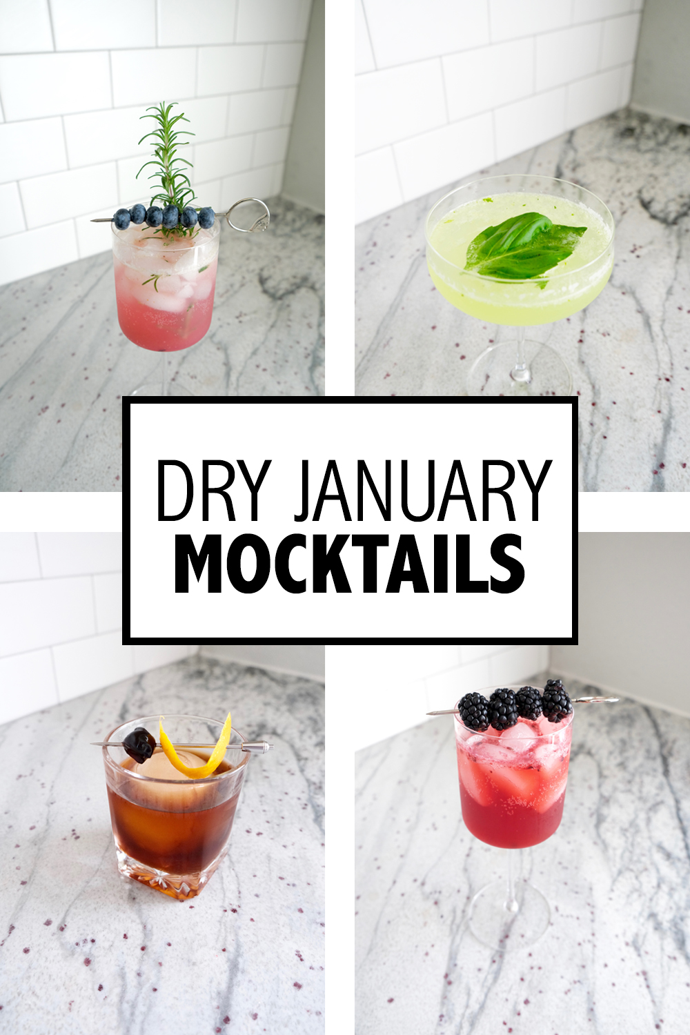 5 Mocktail Ideas For Dry January - Catheryn Grivna